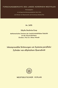 Abbildung von: Inkompressible Strömungen um Systeme paralleler Zylinder von elliptischem Querschnitt - VS Verlag für Sozialwissenschaften