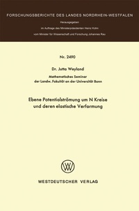 Abbildung von: Ebene Potentialströmung um N Kreise und deren elastische Verformung - VS Verlag für Sozialwissenschaften