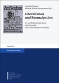 Cover: Liberalismus und Emanzipation - Franz Steiner Verlag