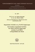 Cover: Magnetisches Verhalten von ?-Fe-Ni-Cr-Legierungen - VS Verlag f&uuml;r Sozialwissenschaften