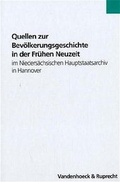 Cover: Quellen zur Bev&ouml;lkerungsgeschichte in der Fr&uuml;hen Neuzeit - Vandenhoeck & Ruprecht
