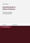 Cover: Sprachkontakt in Walser Dialekten - Franz Steiner Verlag