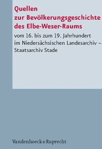 Abbildung von: Quellen zur Bevölkerungsgeschichte des Elbe-Weser-Raums - Vandenhoeck & Ruprecht