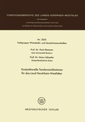 Cover: Konjunkturelle Tendenzindikatoren f&uuml;r das Land Nordrhein-Westfalen - VS Verlag f&uuml;r Sozialwissenschaften