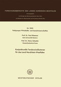 Cover: Konjunkturelle Tendenzindikatoren f&uuml;r das Land Nordrhein-Westfalen - VS Verlag f&uuml;r Sozialwissenschaften