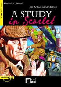 Enlarge image Cover: A Study in Scarlet - Buch mit Audio-CD - Langenscheidt ELT