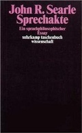 Cover: Sprechakte - Suhrkamp