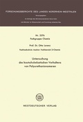 Cover: Untersuchung des kautschukelastischen Verhaltens von Polyurethanionomeren - VS Verlag f&uuml;r Sozialwissenschaften
