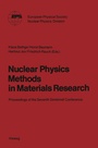 Cover: Nuclear Physics Methods in Materials Research - Vieweg+Teubner Verlag
