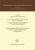 Cover: Montagearbeitsplanerstellung f&uuml;r Unternehmen der Einzel- und Kleinserienfertigung mit Hilfe der EDV - VS Verlag f&uuml;r Sozialwissenschaften