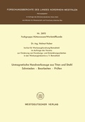 Cover: Unmagnetische Handwerkzeuge aus Titan und Stahl Schmieden - Bearbeiten - Pr&uuml;fen - VS Verlag f&uuml;r Sozialwissenschaften