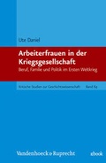 Cover: Arbeiterfrauen in der Kriegsgesellschaft - Vandenhoeck & Ruprecht