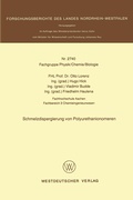 Cover: Schmelzdispergierung von Polyurethanionomeren - VS Verlag f&uuml;r Sozialwissenschaften