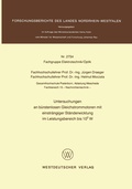 Cover: Untersuchungen an b&uuml;rstenlosen Gleichstrommotoren mit einstr&auml;ngiger St&auml;nderwicklung im Leistungsbereich bis 102 W - VS Verlag f&uuml;r Sozialwissenschaften