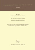 Cover: Untersuchung des Schichtverzuges am Beispiel der Hochleistungsemulsion KODAK 103-F - VS Verlag f&uuml;r Sozialwissenschaften