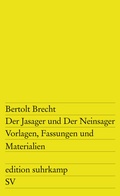 Cover: Der Jasager und Der Neinsager - Suhrkamp