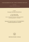 Cover: Eigenspannungsmessungen an Kreiss&auml;gebl&auml;ttern mit elektromagnetischen Verfahren - VS Verlag f&uuml;r Sozialwissenschaften