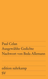 Abbildung von: Ausgewählte Gedichte - Suhrkamp