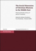 Cover: The Social Dimension of Christian Missions in the Middle East - Franz Steiner Verlag