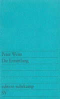Cover: Die Ermittlung - Suhrkamp