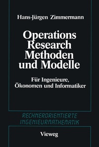 Enlarge image Cover: Methoden und Modelle des Operations Research - Vieweg+Teubner Verlag