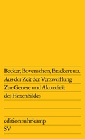 Cover: Aus der Zeit der Verzweiflung - Suhrkamp