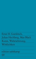 Cover: Kunst, Wahrnehmung, Wirklichkeit - Suhrkamp