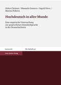 Cover: Hochdeutsch in aller Munde - Franz Steiner Verlag