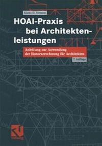 Abbildung von: HOAI-Praxis bei Architektenleistungen - Vieweg+Teubner Verlag
