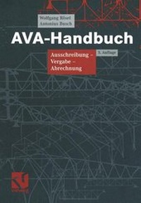 Enlarge image Cover: AVA-Handbuch - Vieweg+Teubner Verlag
