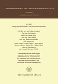 Cover: Demographische Wirkungen st&auml;dtebaulicher Ma&szlig;nahmen - VS Verlag f&uuml;r Sozialwissenschaften