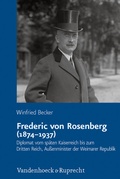 Cover: Frederic von Rosenberg (1874-1937) - Vandenhoeck & Ruprecht