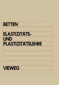 Abbildung von: Elastizitäts- und Plastizitätslehre - Vieweg+Teubner Verlag