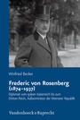 Cover: Frederic von Rosenberg (1874-1937) - Vandenhoeck & Ruprecht