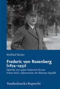 Cover: Frederic von Rosenberg (1874-1937) - Vandenhoeck & Ruprecht