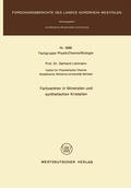 Cover: Farbzentren in Mineralen und synthetischen Kristallen - VS Verlag f&uuml;r Sozialwissenschaften