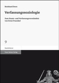 Cover: Verfassungssoziologie - Franz Steiner Verlag