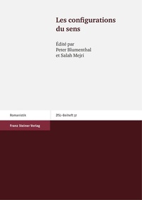 Abbildung von: Les configurations du sens - Franz Steiner Verlag