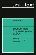 Cover: Einf&uuml;hrung in die Programmiersprache SIMULA - Vieweg+Teubner Verlag