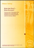 Cover: Krise des Euro? - Krise Europas? - Franz Steiner Verlag