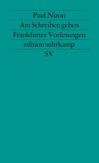 Abbildung von: Am Schreiben gehen - Suhrkamp