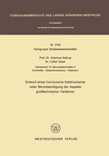 Cover: Entwurf eines Curriculums Elektrochemie unter Ber&uuml;cksichtigung der Aspekte gro&szlig;technischer Verfahren - VS Verlag f&uuml;r Sozialwissenschaften
