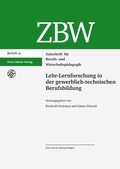 Cover: Lehr-Lernforschung in der gewerblich-technischen Berufsbildung - Franz Steiner Verlag