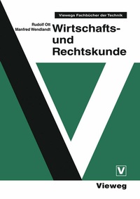 Enlarge image Cover: Wirtschafts- und Rechtskunde - Vieweg+Teubner Verlag