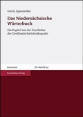 Cover: Das Nieders&auml;chsische W&ouml;rterbuch - Franz Steiner Verlag