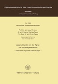 Cover: Japans Wandel von der Agrar- zur Industriegesellschaft - VS Verlag f&uuml;r Sozialwissenschaften