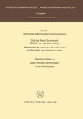 Cover: Grenzschichten in Gas-Teilchen-Str&ouml;mungen hinter Sto&szlig;wellen - VS Verlag f&uuml;r Sozialwissenschaften