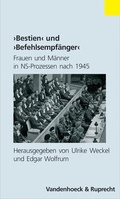 Cover: &raquo;Bestien&laquo; und &raquo;Befehlsempf&auml;nger&laquo; - Vandenhoeck & Ruprecht