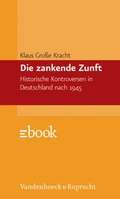 Cover: Die zankende Zunft - Vandenhoeck & Ruprecht