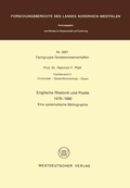 Cover: Englische Rhetorik und Poetik 1479 - 1660 - VS Verlag f&uuml;r Sozialwissenschaften